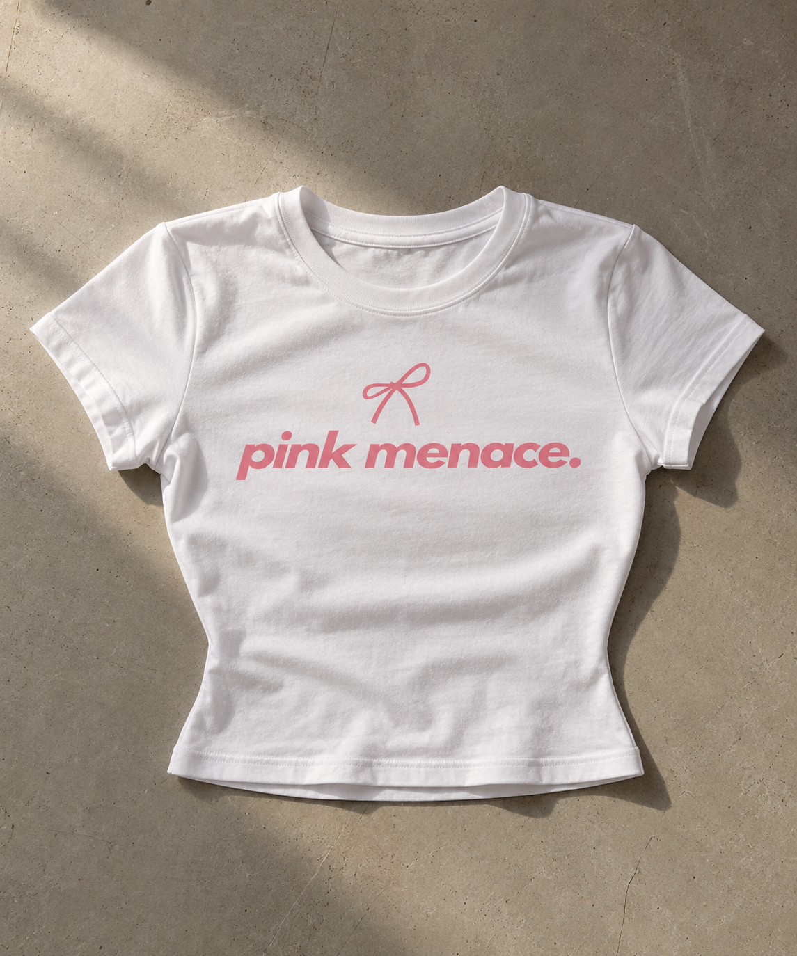 Pink Menace Baby Tee