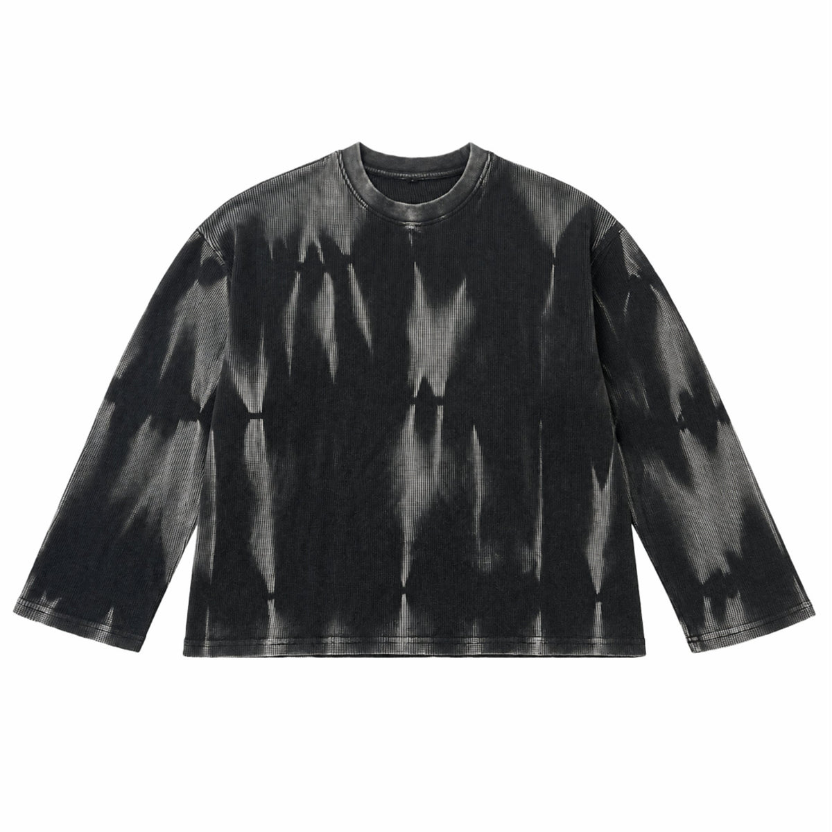Hammer Wash Waffle Oversized Full-Sleeve Front Design