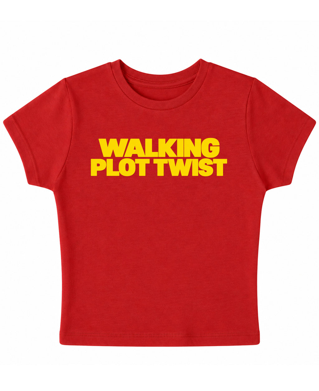 Red Baby Tee Front Design