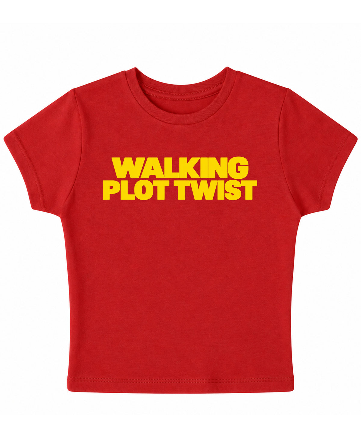 Red Baby Tee Front Design