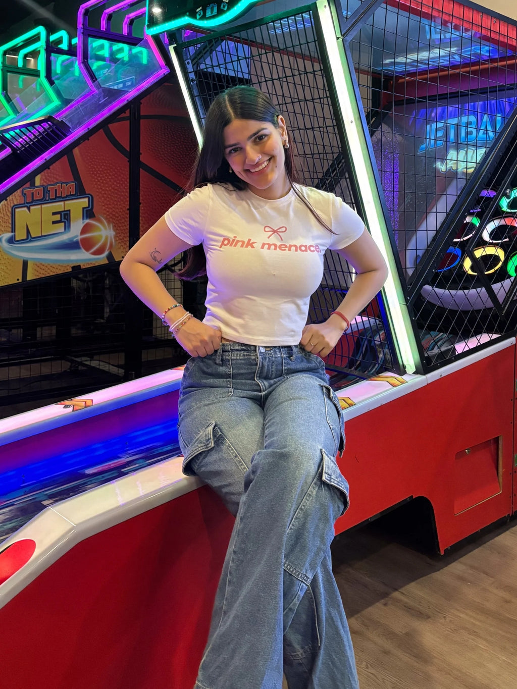 Pink Menace Baby Tee