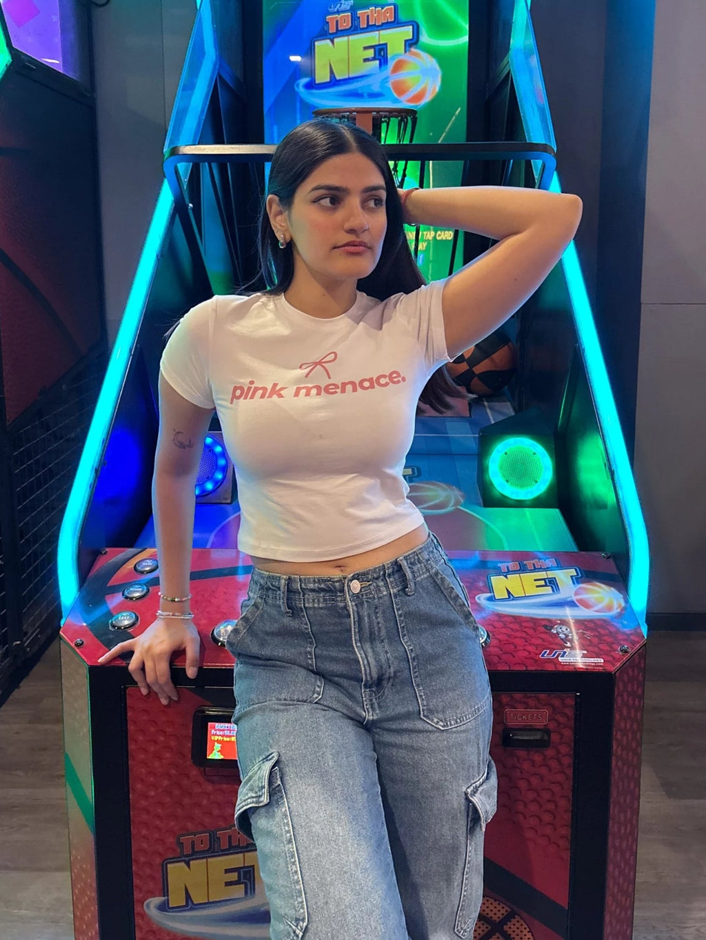 Pink Menace Baby Tee